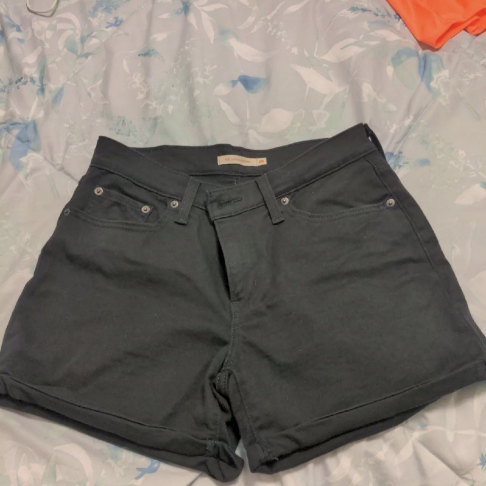 Brand New black Levi shorts